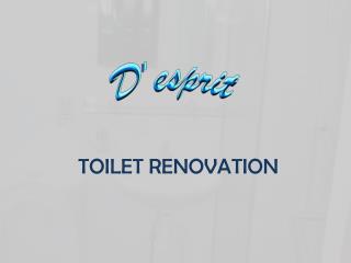 Toilet Renovation - Desprit Interiors