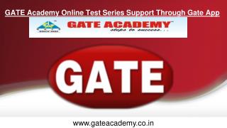 GATE Academy Online Test Series