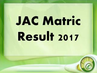 JAC Matric Result will declare soon in May 2017