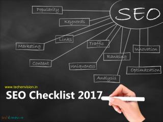 SEO checklist 2017