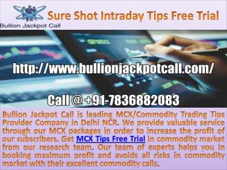 Commodity MCX Market Trading Tips Service Provider Bullion Jackpot Call