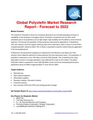 Global Polyolefin Market Research Report - Forecast to 2022