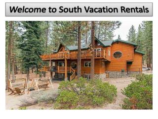 South Lake Tahoe vacation rentals