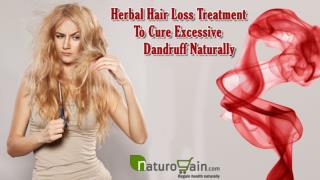 Herbal Hair Loss Treatment To Cure Excessive Dandruff Naturally