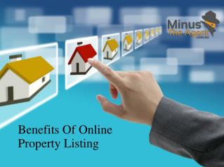 Benefits of Online Property Listing