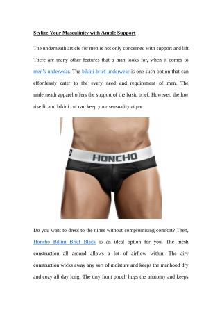 mens underwear, honcho underwear