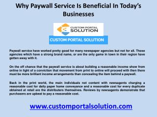 Why Paywall service is beneficial in Today’s Businesses