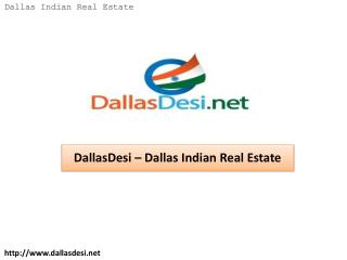 DallasDesi – Dallas Indian Real Estate