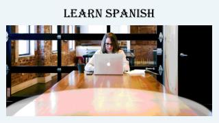 Learn spanish