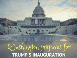 Washington prepares for Trump's inauguration