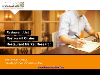 Restaurant Directory USA - Restaurant Data