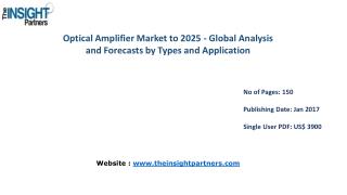 Optical Amplifier Market to 2025-Industry Analysis, Applications, Opportunities and Trends |The Insight Partners