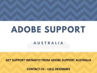 Issues Fixed by Calling Adobe Tech Helpline Number Australia