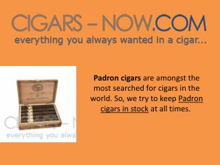 Buy Padron Cigars At Wholesale Prices