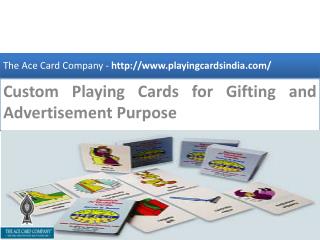 Are you searching for best custom playing cards