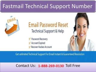 Fastmail recovery account password