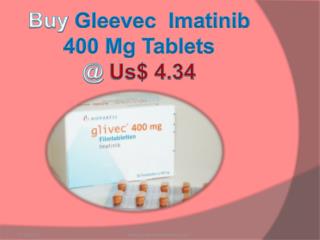 Buy Imatinib 400 Mg Tablets @ Us$ 4.34