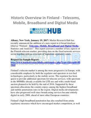 Finland Telecoms, Mobile, Broadband and Digital Media Market Research Report