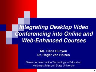 What’s on the horizon that can help online and web-enhanced courses?