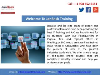 JanBask Training Gives a High Level of Online IT Training