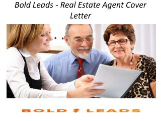 Bold Leads - Real Estate Agent Cover Letter