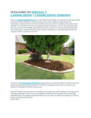 Landscaping Edmond