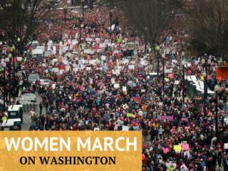Women march on Washington