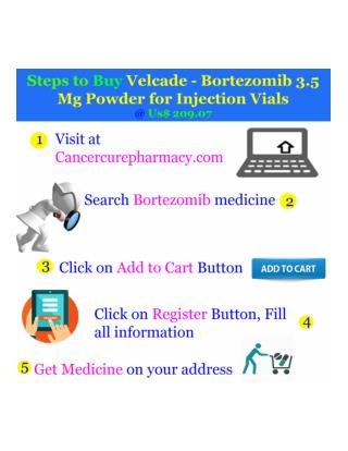 Buy Velcade - Bortezomib 3.5 Mg Powder for Injection Vials @ Us$ 209.07