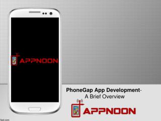 PhoneGap App Development- A Brief Overview