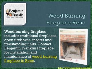 Wood Burning Fireplace Reno