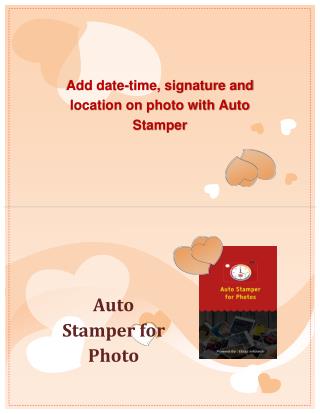 Auto Stamper for Photo