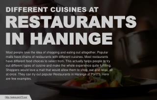 World class cuisines to try at Port 73 Haninge