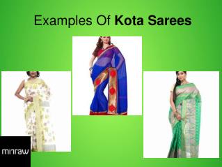 Kota Sarees Collection