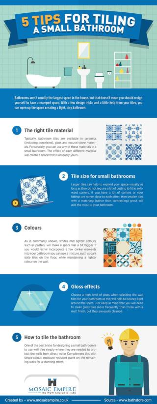 5 Tips for Tiling a Small Bathroom