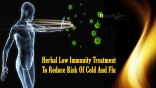 Herbal Low Immunity Treatment To Reduce Risk Of Cold And Flu