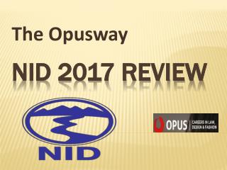 NID 2017 Review