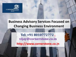 Business Advisory Services Focused on Changing Business Environment
