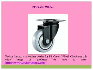 Caster Wheel Suppliers