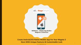 M2Native - The Complete Magento 2 Mobile App Solution