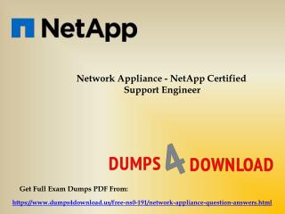 Preparing Tips For NS0-191 Final Exam - Dumps4Download