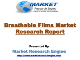 Breathable Films Market to Cross US$ 3.50 billion by 2022