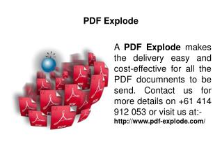 PDF Explode