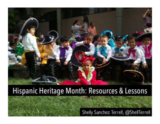 Hispanic Heritage Month: Resources and Lesson Plans
