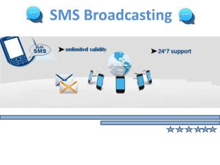 SMS Broadcast service with kingasterisk.in