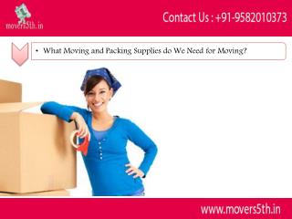 How to pack moving boxes? Do I Need for My Move?