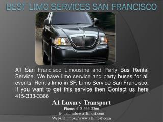 Best Limo Services San Francisco