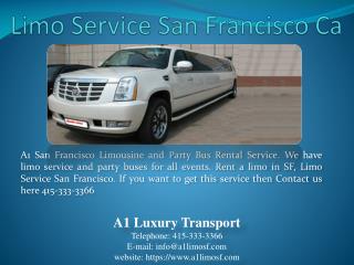 Limo Service San Francisco CA