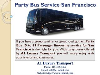Party Bus Service San Francisco
