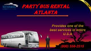 Party Bus Rental Atlanta