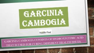 Garcinia Cambogia Health Pills for Weight Loss